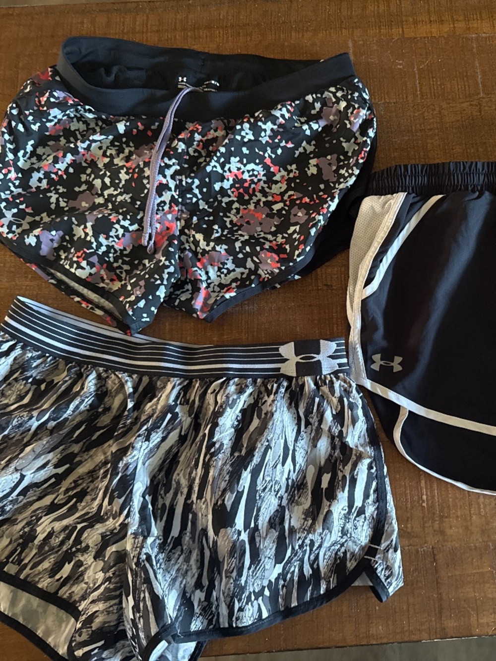 3 pair under armour loose athletic shorts